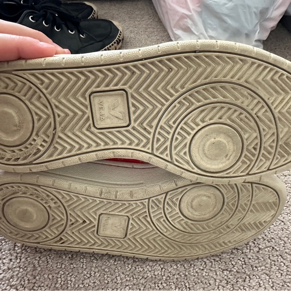 Veja Women's Sneakers in Blue, Beige, and Orange - Picture 4 of 4